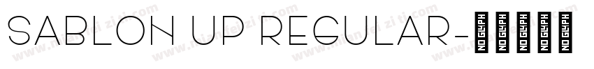 Sablon Up Regular字体转换